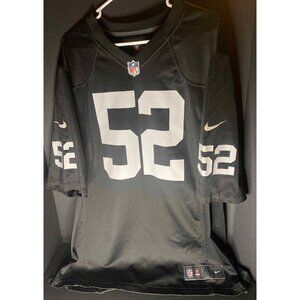 Las Vegas Raiders Football Shirt Jersey Nike 472806-010 Mens XL # 52 Mack NFL